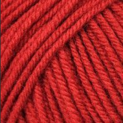 Пряжа "Кроха", 20%шерсть, 80%акрил, 50гр, 135м, красный мак