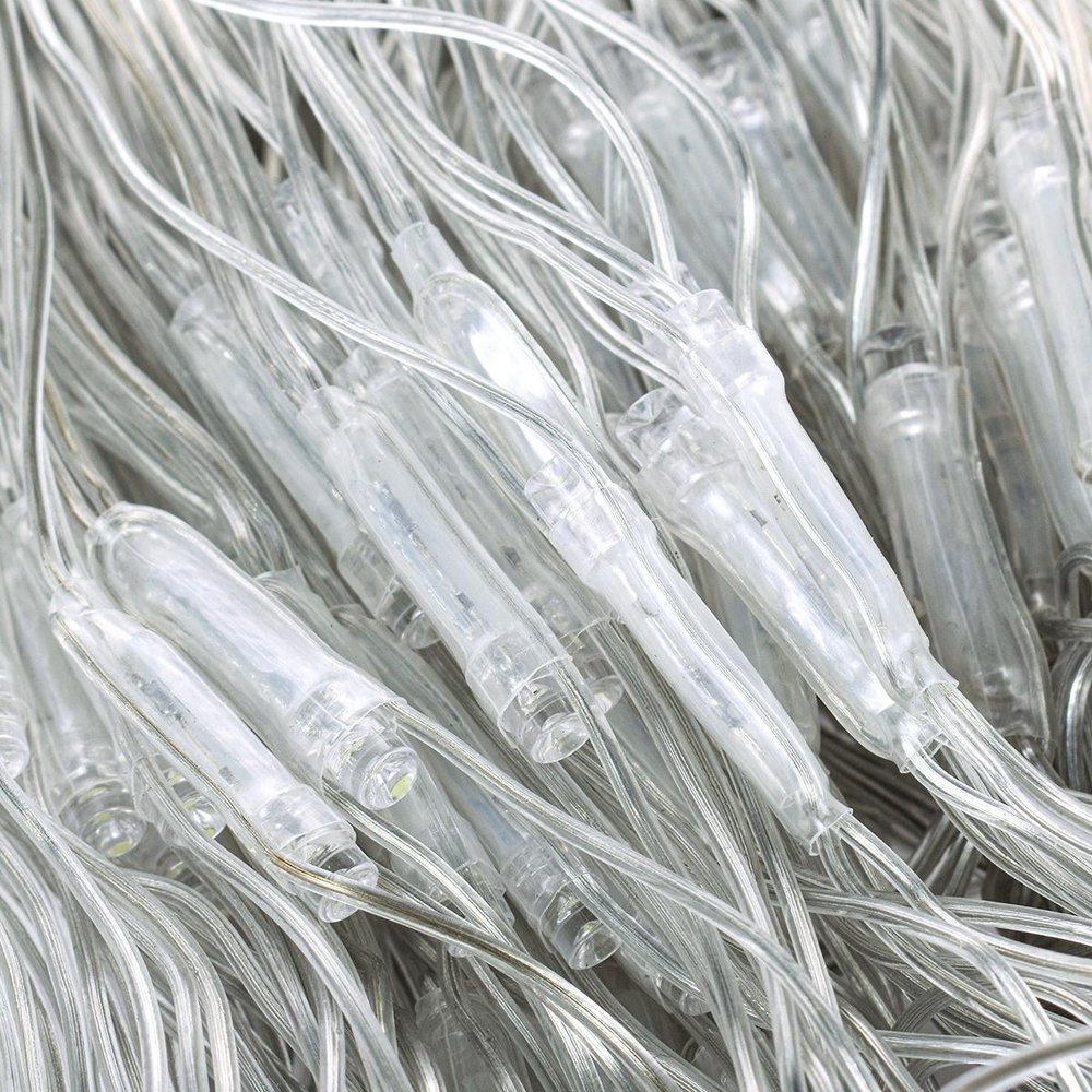 Гирлянда для улицы Сетка 2,0м 192ламп LED, 8 реж. Белый