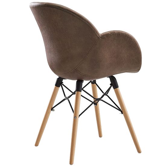 Стул Soren коричневая экокожа