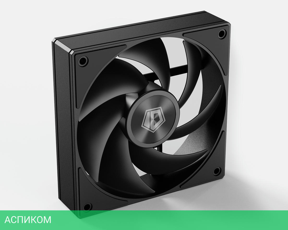 Вентилятор для корпуса ID-Cooling AF-1230-K черный