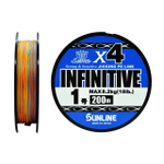 Шнур плетеный SUNLINE INFINITIVE 4 200 (5C) #0.6/12lb