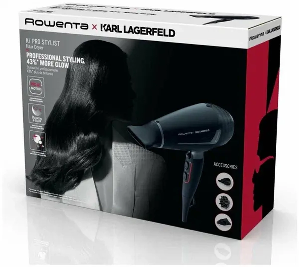 Фен Rowenta Karl Lagerfeld Pro Stylist CV888LF0 (q)