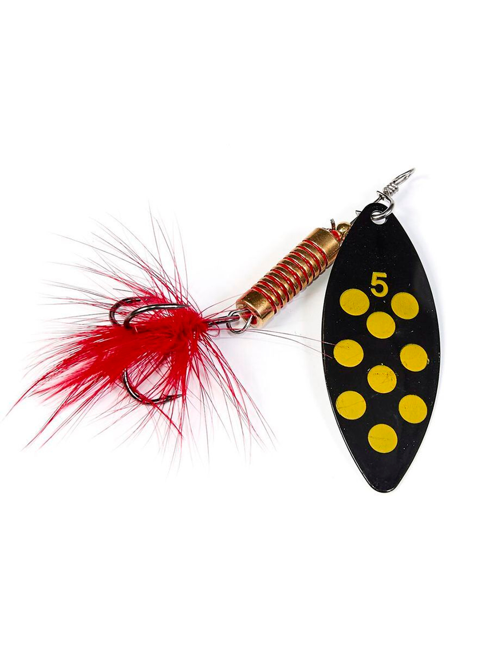 Блесна вращающаяся Lucky John SPIN X LONG 05 12,0г CR (5шт. в упк.)