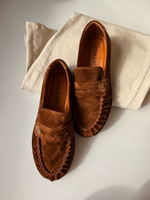 Лоферы GIOVANNA в карамельно-рыжем цвете