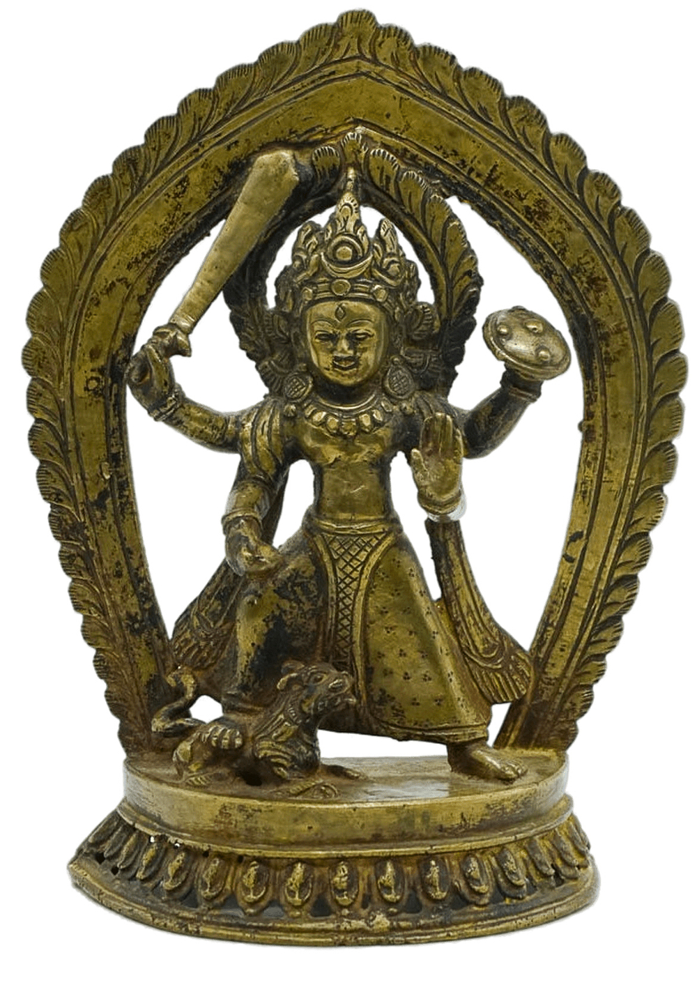 Статуэтка Шивы с кхандой и кхетакой. XIX-XX вв.