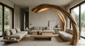 Световые тренды 2026: Как натуральное дерево завоевывает премиум-интерьеры