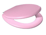 Сиденье для унитаза AQUA-Prime FLAT 0503, цвет розовый