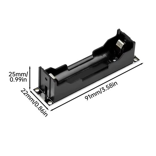 Повышающий модуль резервного питания до 9V/12V от Li-ion батареи 18650 с держателем