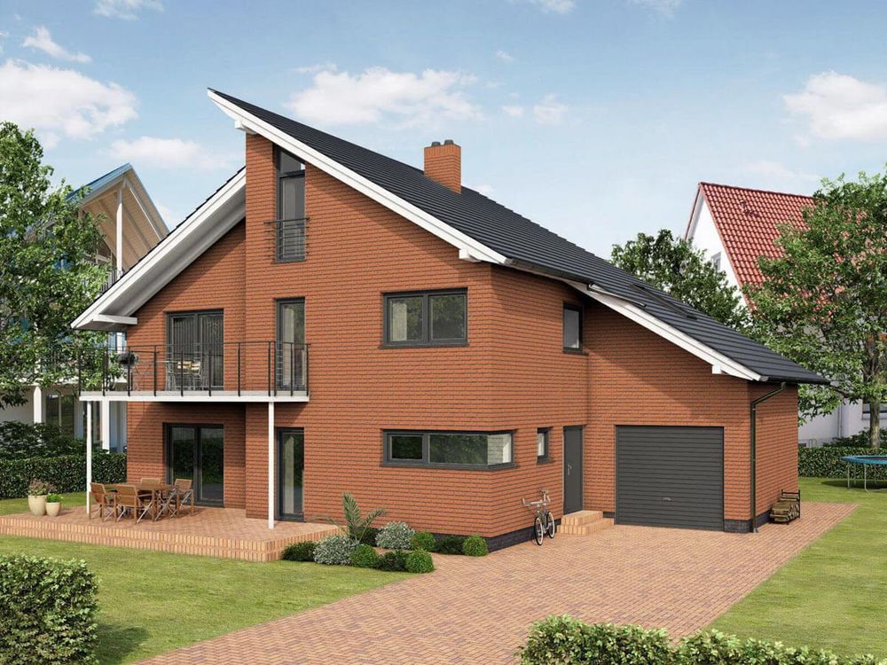 Feldhaus Klinker - R220NF9, Classic Terracotta Liso, 240x9x71 - Клинкерная плитка для фасада и внутренней отделки