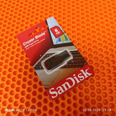 Флешка SanDisk CZ50 Cruzer Blade 8GB черная USB 2.0