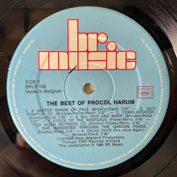 Винтажная виниловая пластинка LP Procol Harum, The Best Of Procol Harum (Бельгия 1989) A Whiter Shade Of Pale
