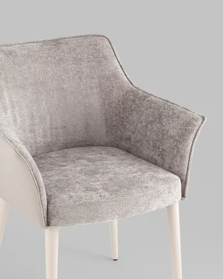 Стул Fest слоновая кость букле с экокожей