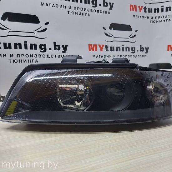 Передние фары black для Audi A4 B6