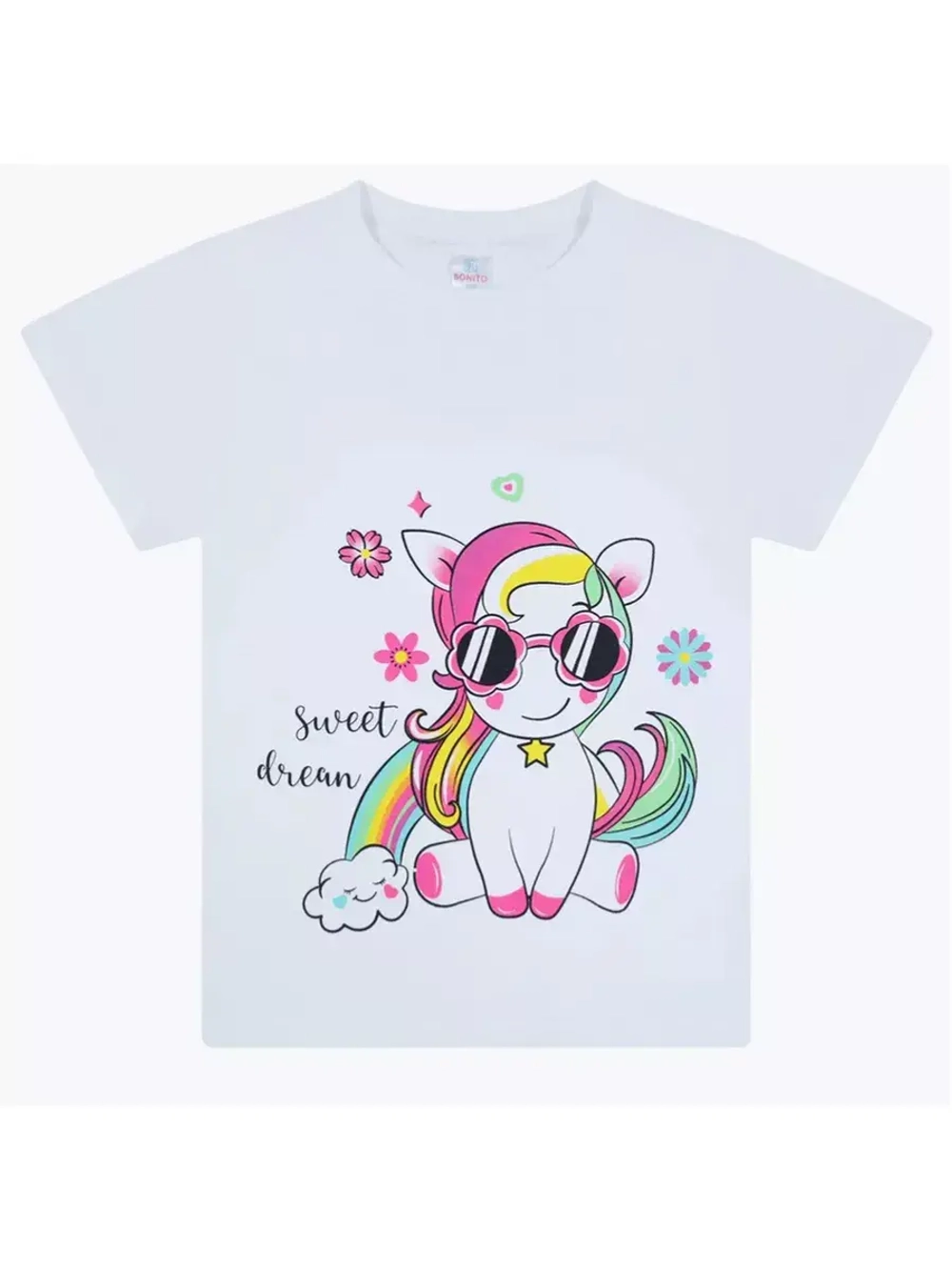 Футболка для садика и школы.девочка.набор 3 шт