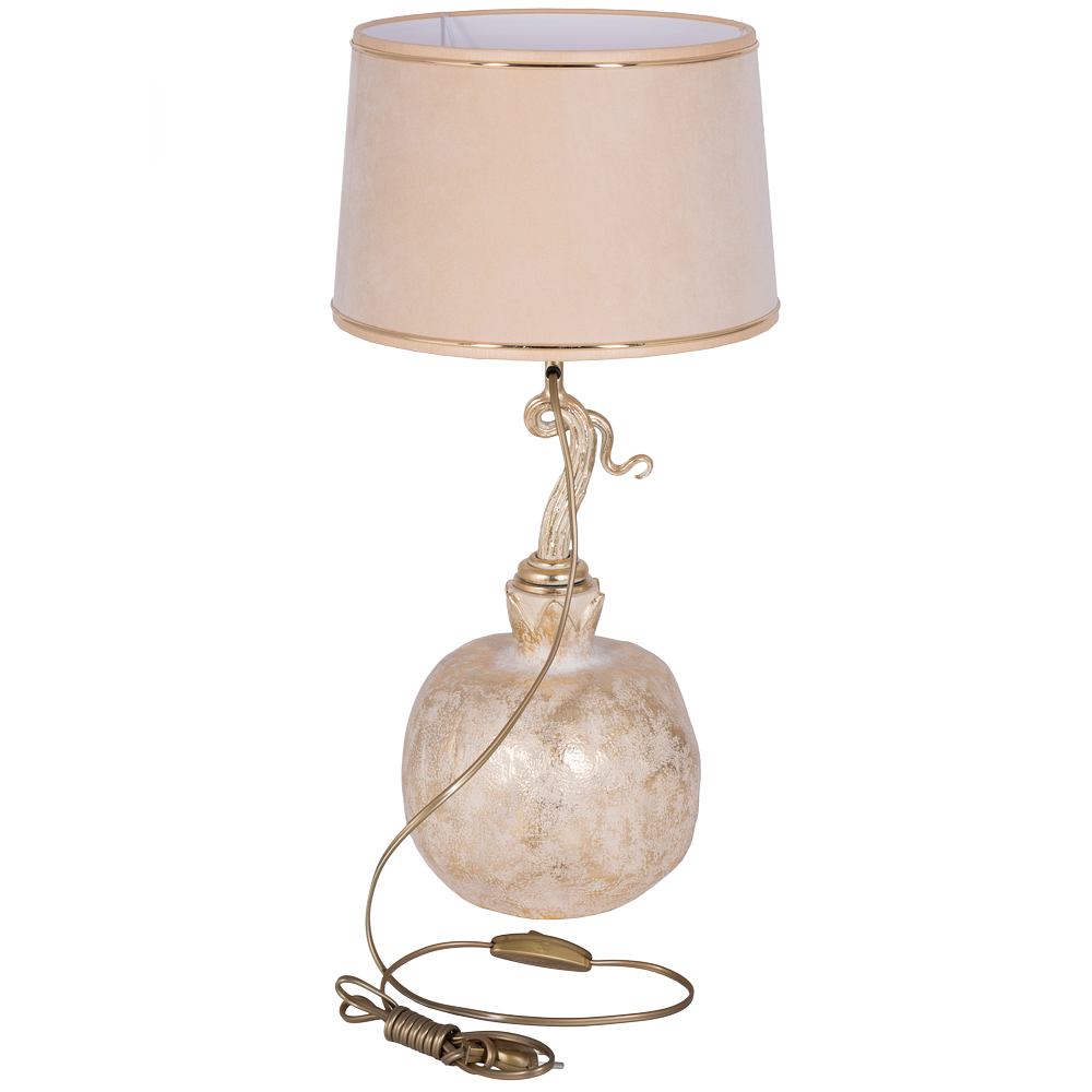 Настольная лампа Гранат Конфети Айвори