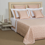 Наволочка Frette Lux Tile Powder Pink (50 x 50 см)