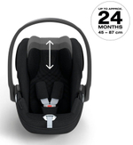Коляска Cybex Balios S Lux TPE complete Cloud T Sepia Black Plus Base T 4 в 1 Seashell Beige с дождевиками