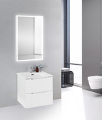 Тумба подвесная с раковиной BelBagno ETNA39-500/390-2C-SO-BL-P + BB500/390ETL