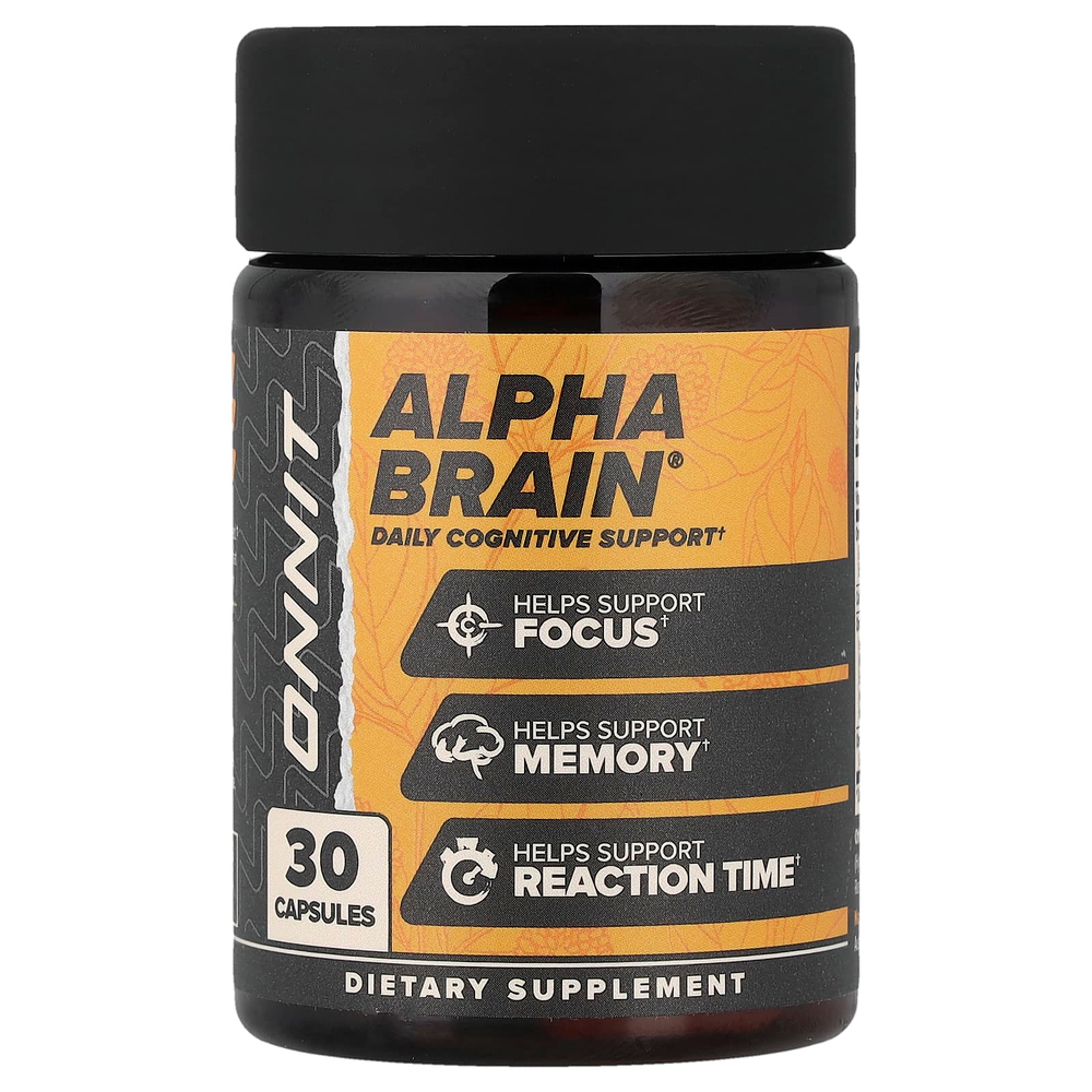 Onnit, Alpha BRAIN®, 30 капсул