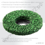 KRAFTOOL 125 х 22.2 мм, Круг полимерно-шлифовальный синтетический абразивный (36599-125)