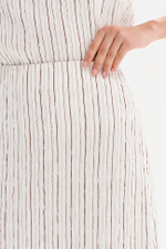 4954 Юбка женская (жемчужный полоска)