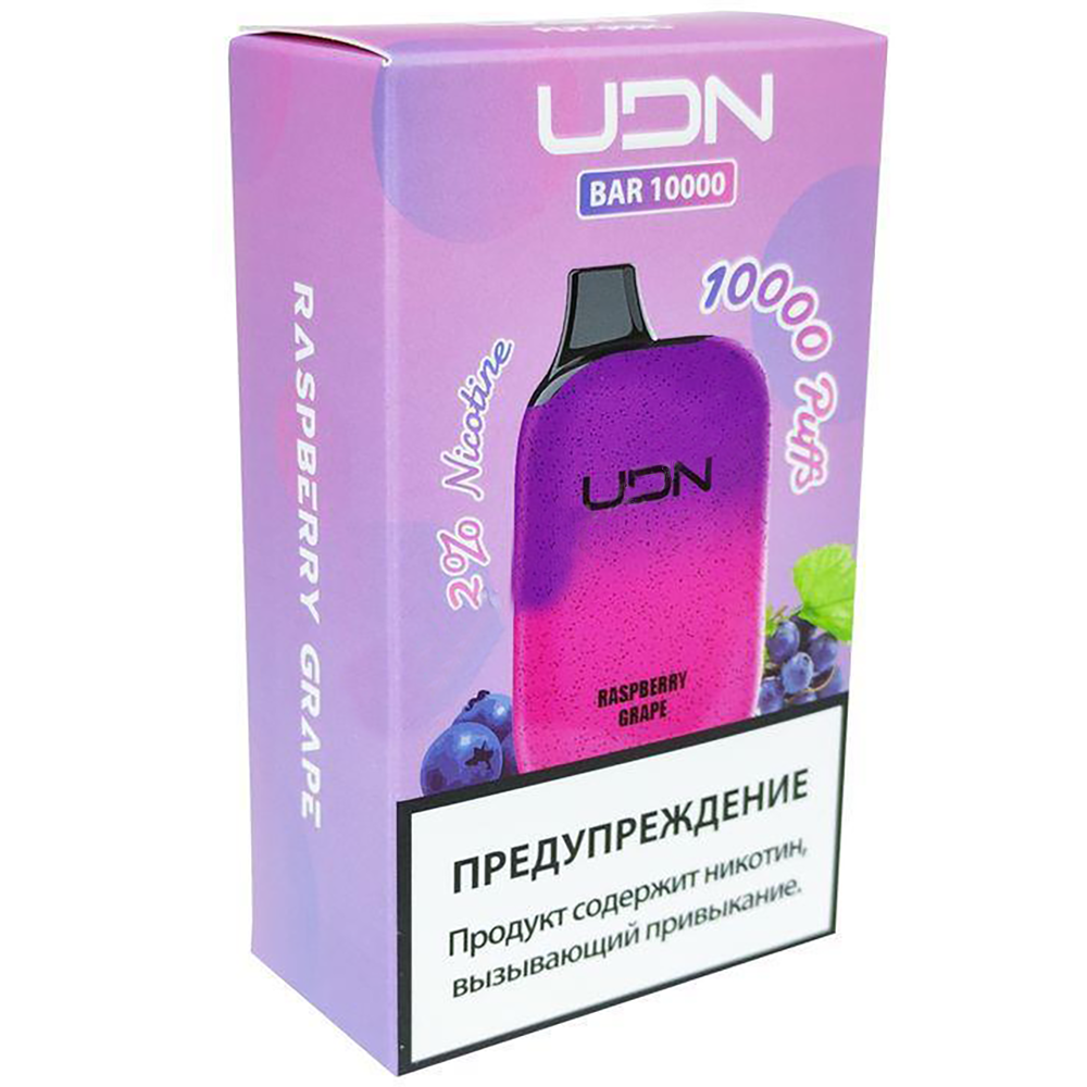 UDN Bar - Raspberry Grape (Малина-Виноград) 10000 затяжек