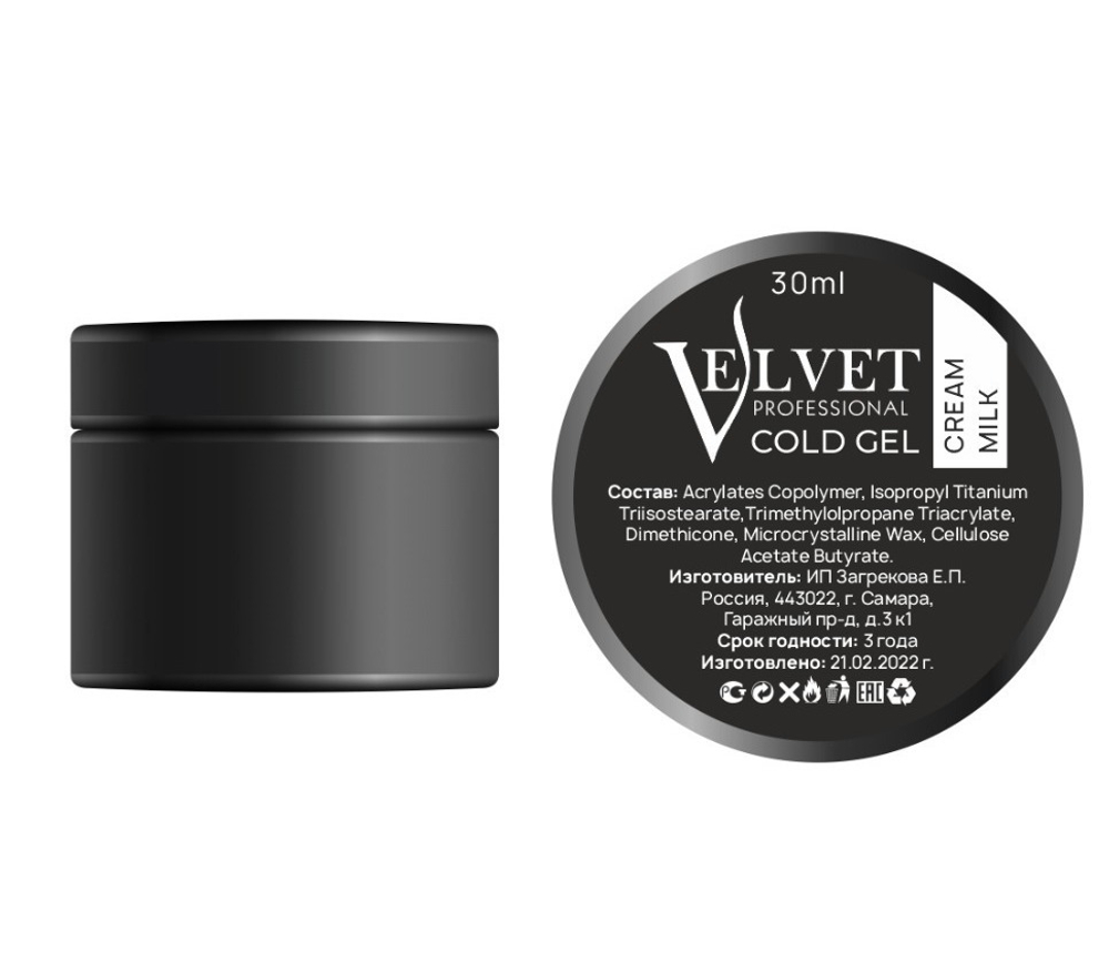 Холодный гель Cold Gel Clear (30g), Velvet