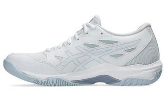 Женские кроссовки для бадминтона/сквоша Asics Gel-Flare - white/bright sunstone