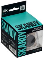 SKANDY Термостат электронный с индикацией SK-T01Sa песочный IEK
