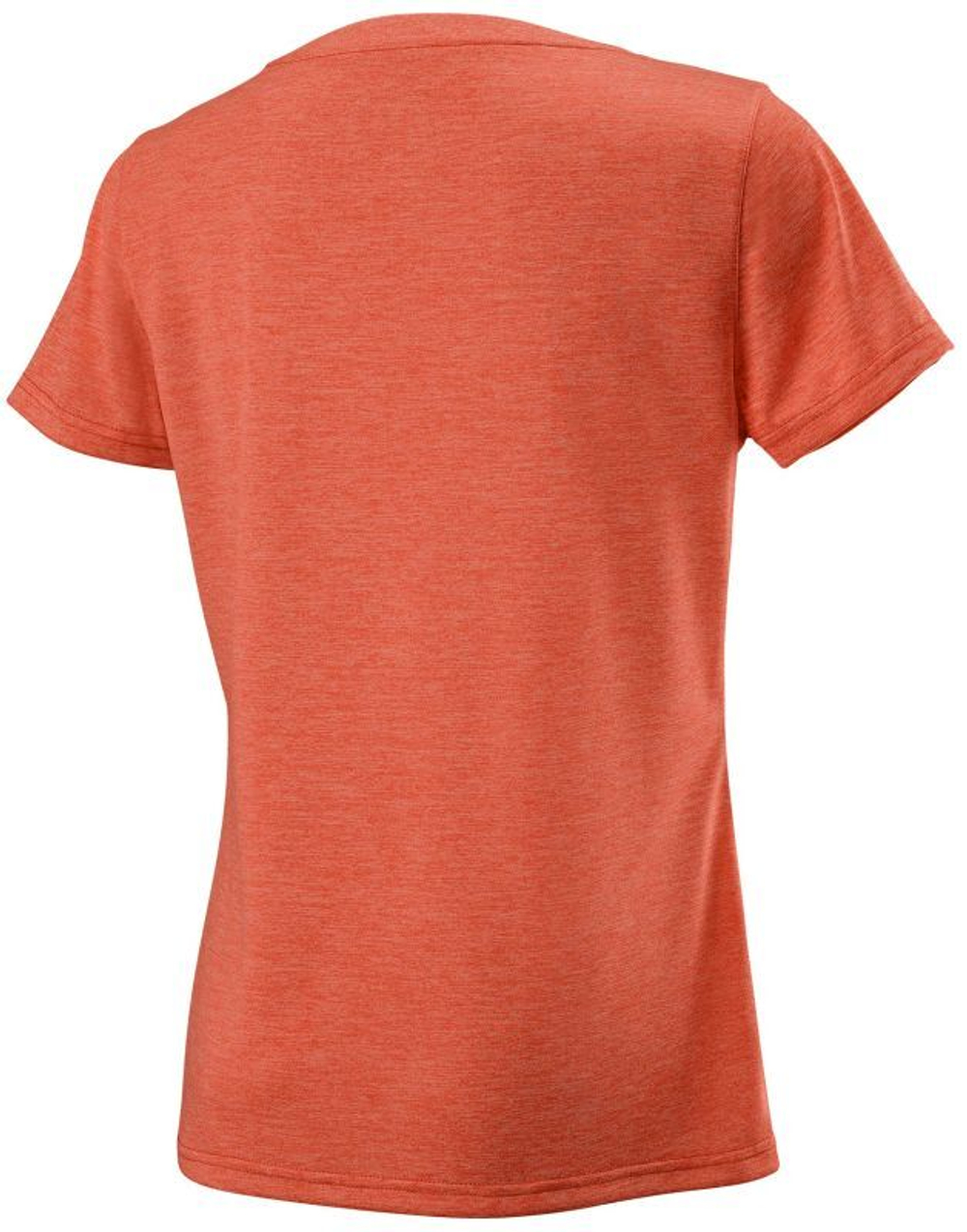 Женская футболка теннисная Wilson Uwii Script Tech Tee - pro staff red