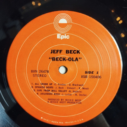 Винтажная виниловая пластинка LP Jeff Beck Group Beck Ola (USA 1973)