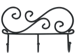 Вешалка "Кружева 3" черная