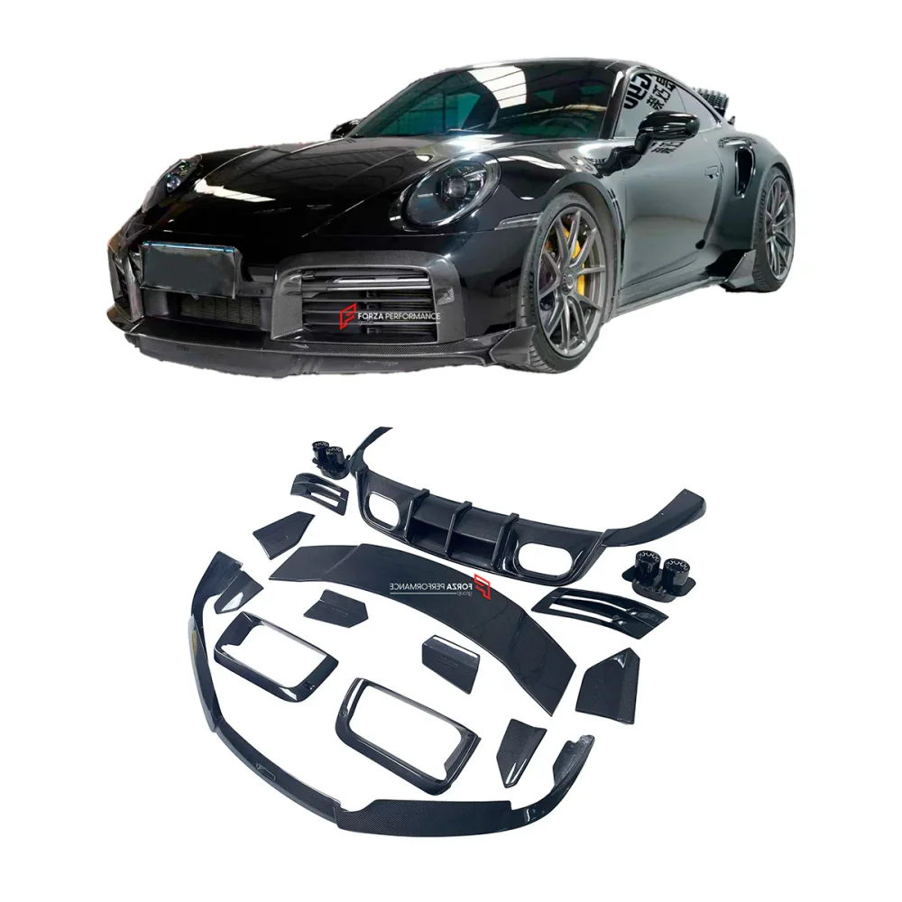 Карбоновый аэродинамический обвес для PORSCHE 911 992.1 Turbo S 2019–2025 Порше