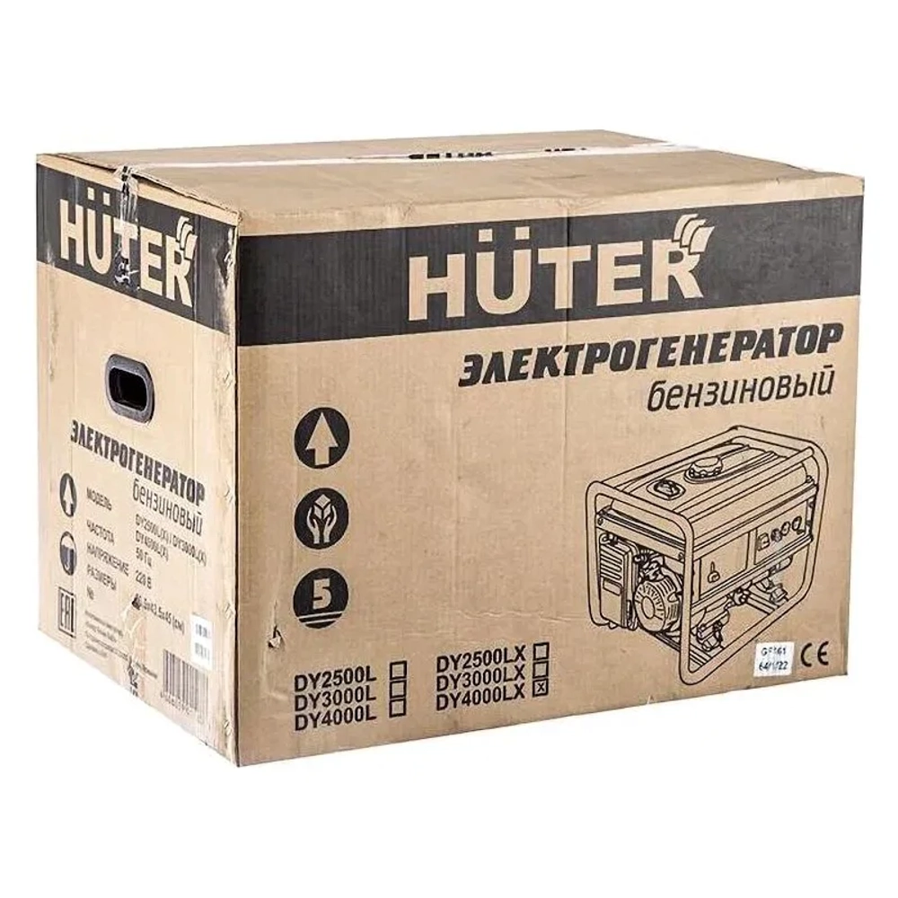 HUTER DY4000LX бензиновый генератор 64/1/22
