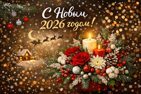 С наступающим Новым годом и Рождеством