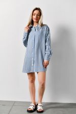 Блузка (рубашка) Тропический рай-2 Виотекс ГОЛУБОЙ