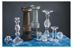 Подсвечник стеклянный 7х6см Rasteli шар