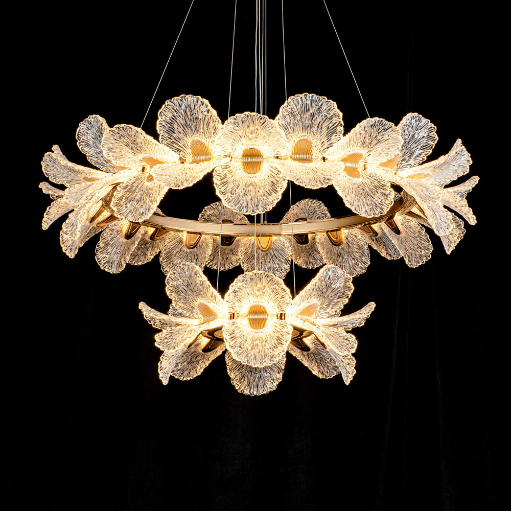 Подвесная светодиодная люстра Modelight MDL.89092.1000.500HC GD