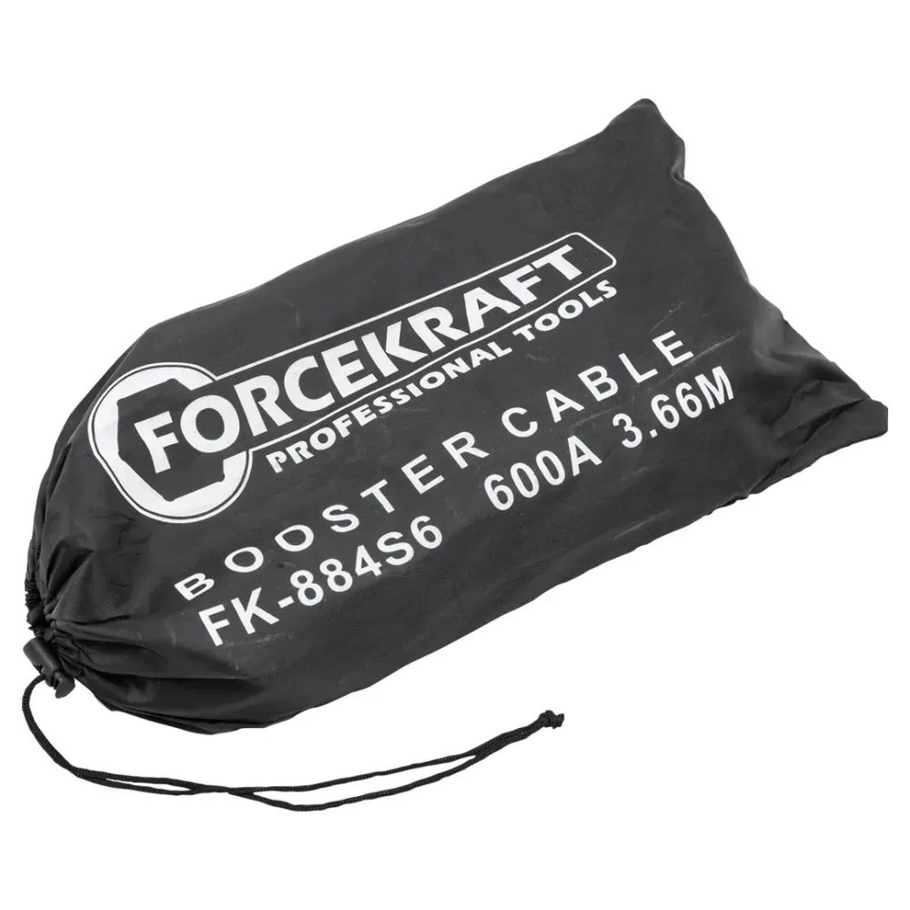 Стартовые провода 600 Aмпер,3м (морозостойкая изоляция), в чехле FORCEKRAFT FK-884S6