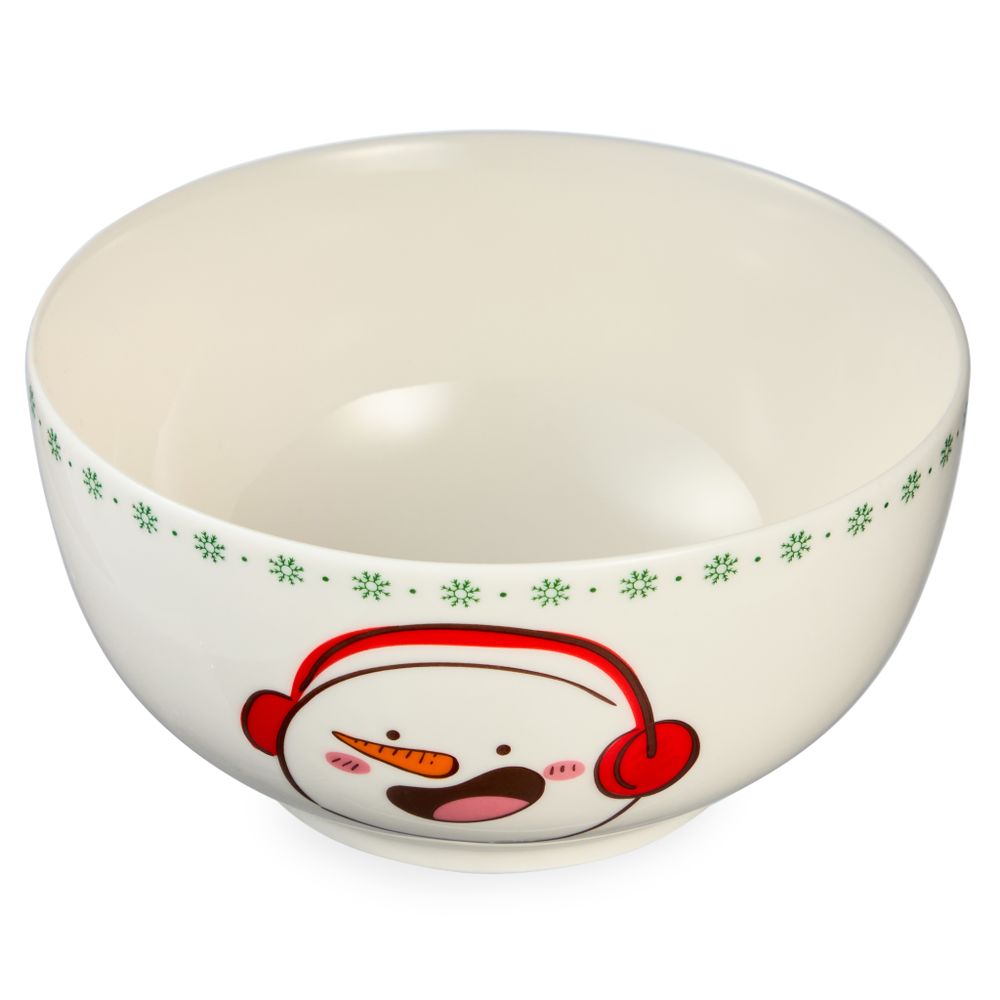 НАБОР ПОСУДЫ LEFARD "СНЕГОВИК" 2 ПР. (КРУЖКА 360МЛ, САЛАТНИК 500МЛ)