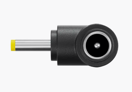 Переходник питания гн5.5*2.1--шт4.0*1.7 угловой