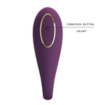 Лиловый вибратор для двоих с управлением через приложение Pretty Love Vibrator August Purple BI-014582HP-1