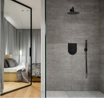 Душевая лейка прямоугольная 1 режим латунь 4716MRNM черный