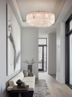 Люстра Cloyd HERCULANUM-A C12 / Ø80 см - алебастр - латунь (арт.11156)