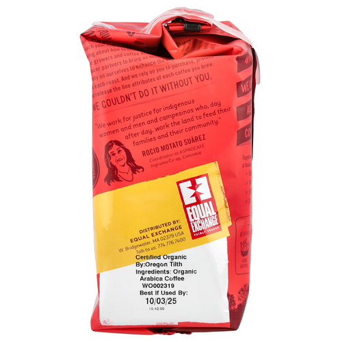 Equal Exchange, Mind Body & Soul, органический молотый кофе, средняя и венская обжарка, 340 г (12 унций)