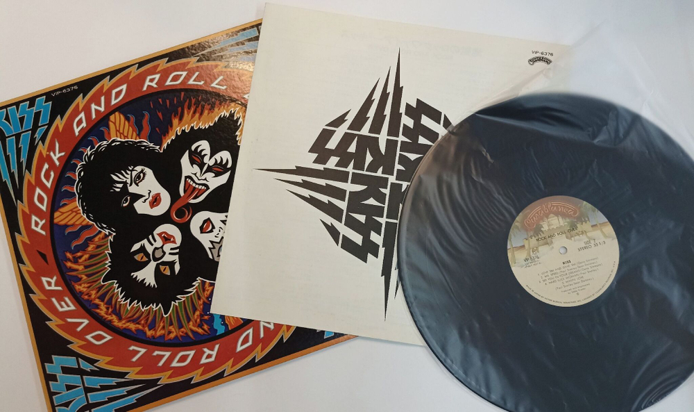 Винтажная виниловая пластинка LP Kiss Rock And Roll Over (Japan 1976) (No Obi)