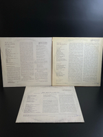 3 LP Стихотворения / Лирика. Николай Гумилев / Эдуардас Межелайтис / Михаил Царев. Конверты EX / Диски EX