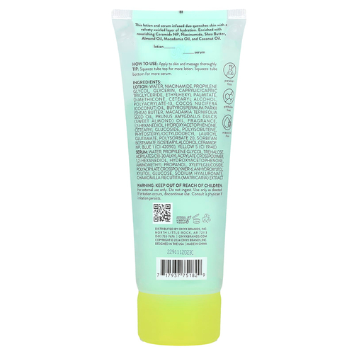 Onyx Professional, Coconut Bliss, увлажняющий лосьон для тела и дуэт сыворотки, с кокосом и ванилью, 208 мл (7 жидк. Унций)