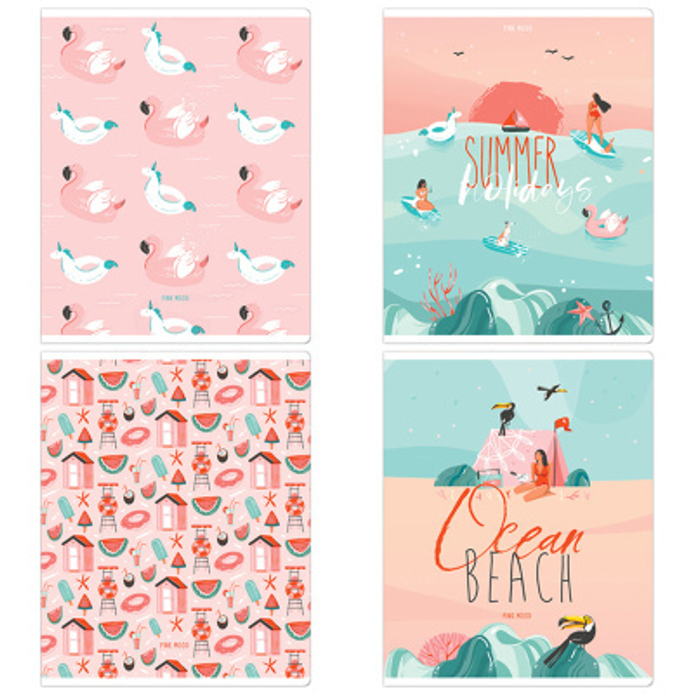 Тетрадь 48л., А5, клетка ArtSpace "Рисунки. Enjoy summer" И