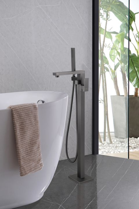 Смеситель ABBER Daheim AF8215NG напольный, никель